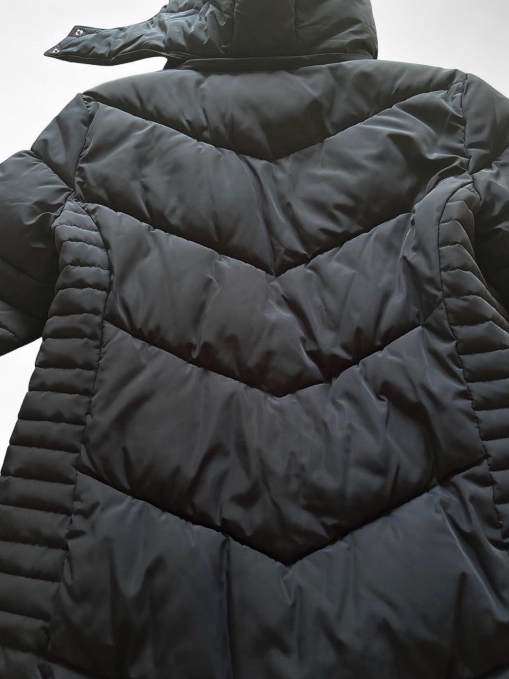 Tommy Hilfiger Women’s Navy Quilted Hooded Puffer Coat - - Picture 4 of 6